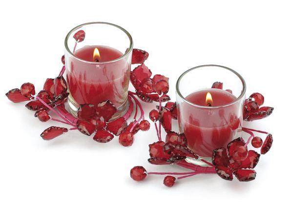 Lot de 2 Bougeoirs 