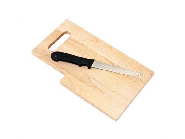 Planche à Découper et Couteau