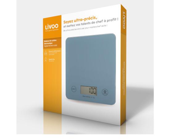 Balance Electronique de Cuisine LIVOO capacité 5kg - visuel 1