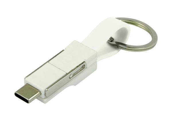 Porte-Clés avec Câble USB et Câble USB-C/Lightning