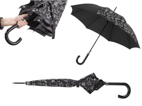 Parapluie avec Ouverture Automatique Changeant de Couleurs
