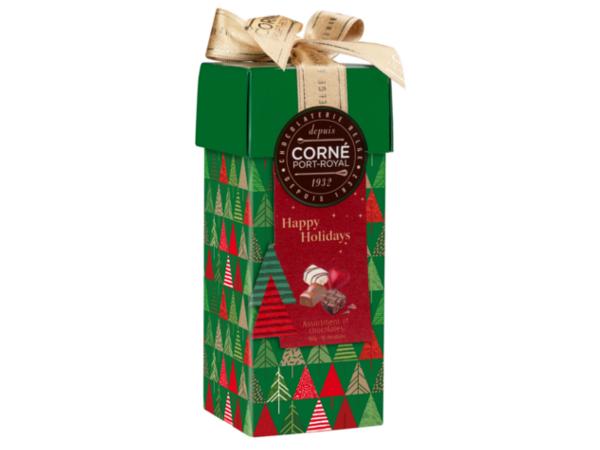Boîte Royale Noël Garnie de 13 Chocolats - 168 g