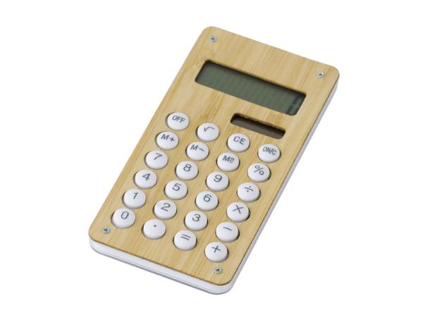 Calculatrice de Poche en Bambou - visuel 1