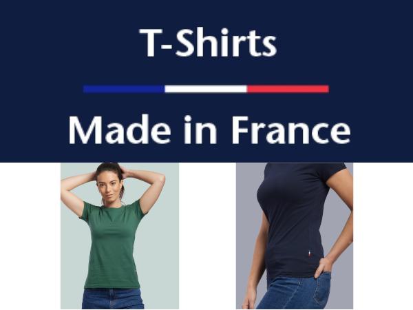 T-Shirt COULEUR  Femme en Coton Bio 180g Made In France