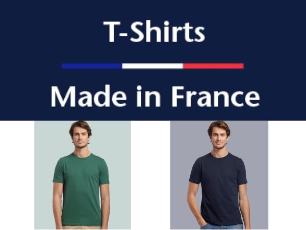 T-Shirt COULEUR  Homme en Coton Bio 180g Made In France