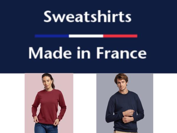 Sweatshirt Unisexe en Coton Bio 350 g Made In France - visuel 1
