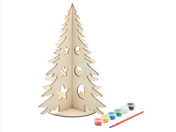 Sapin de Noël en Bois à Peindre - visuel 1
