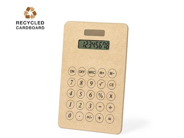 Calculatrice Solaire en Carton Recyclé