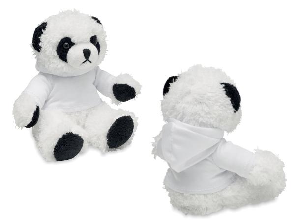 Panda en Peluche de 12 cm avec Pull à Capuche - visuel 2