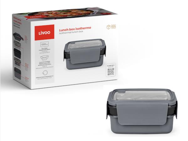 Lunch Box Isotherme 2 Etages LIVOO MEN406