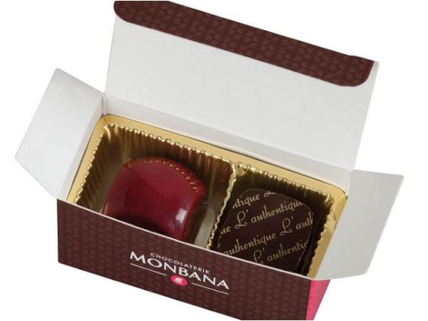 Mini Ballotin de 2 Chocolats Fins MONBANA 15 g