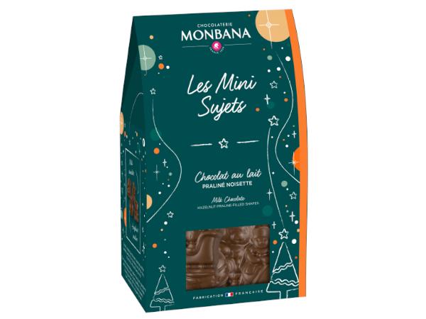 Mini-Sujets de Noël au Chocolat au Lait 130g MONBANA